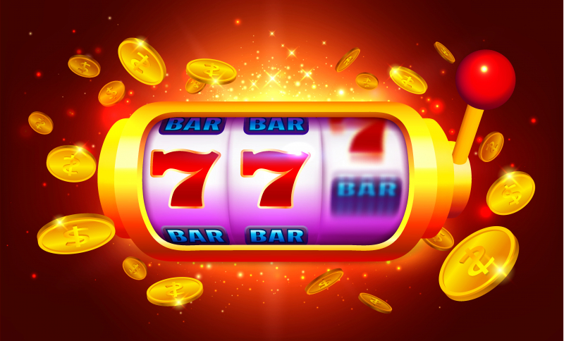 29995914-golden-slot-machine-with-moving-icons-vector